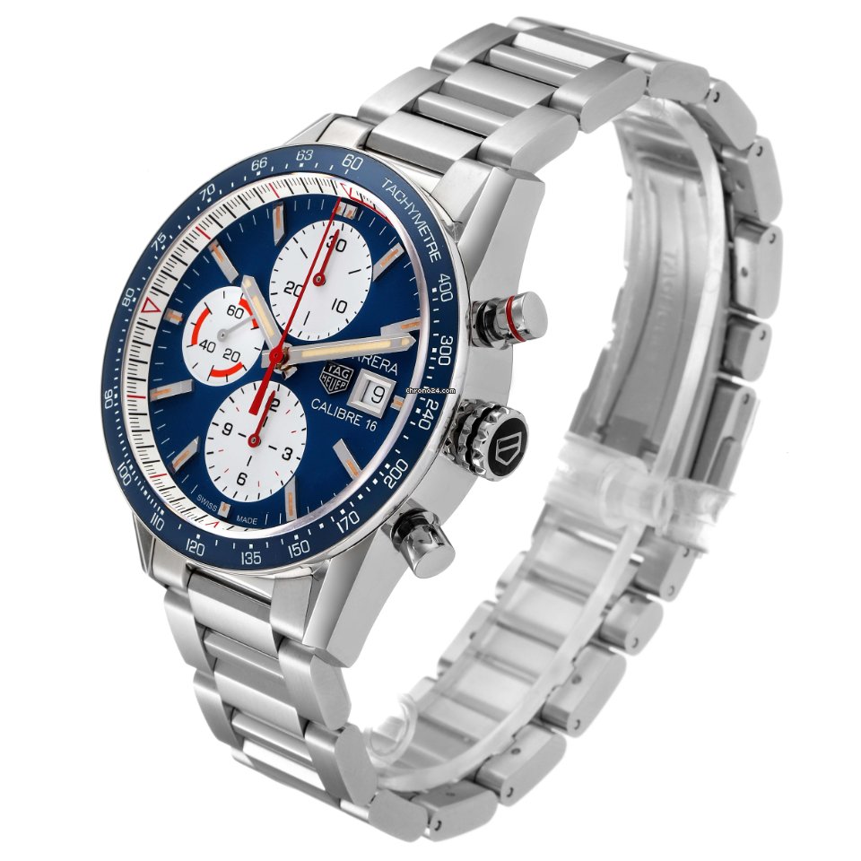IMG_9081 TAG Heuer Carrera Calibre 16 Mens watch Unisex Automatic Steel CV201AR.BA0715 Replica 4