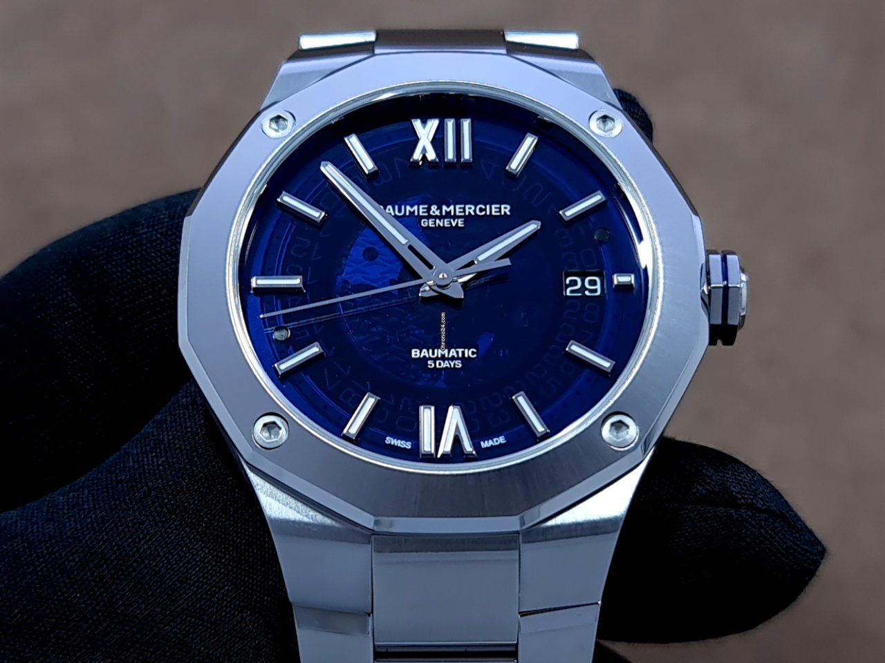 IMG_9081 Baume & Mercier Riviera Mens watch Unisex Automatic Steel M0A10616 Replica 4
