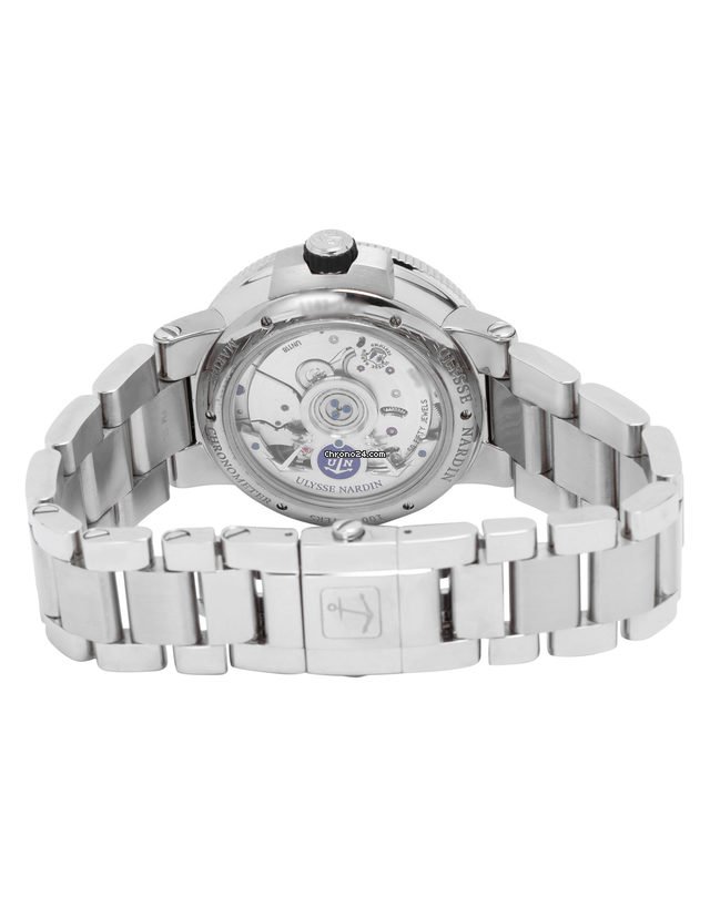IMG_9081 Ulysse Nardin Marine Chronometer Manufacture Mens watch Unisex Automatic Steel 1183-126 62 Replica 4