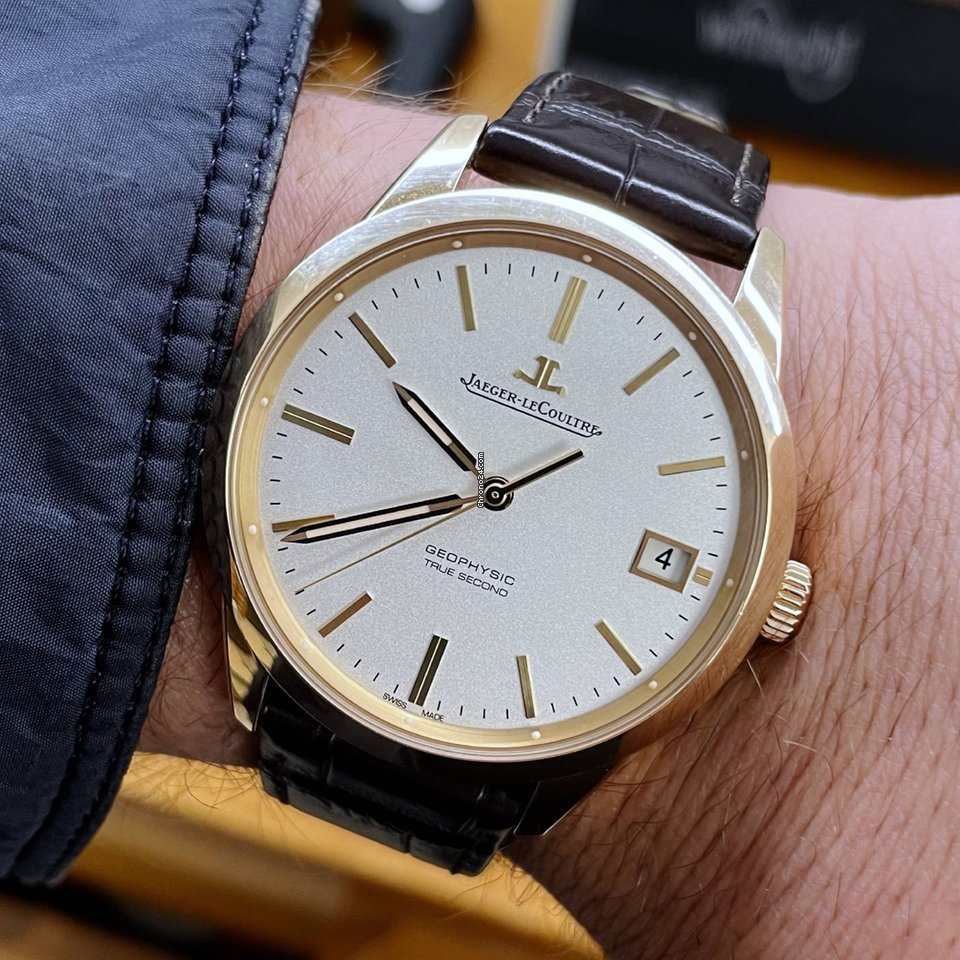 Jaeger-LeCoultre Geophysic True Second Mens watch Unisex Automatic Rose gold jaeger 501.2.TO.S Replica 4
