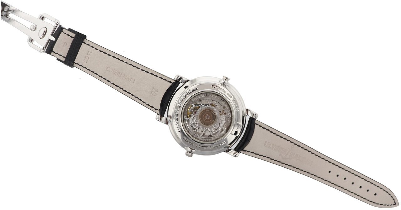 Ulysse Nardin Mens watch Unisex Automatic Platinum 889-70 Replica 4