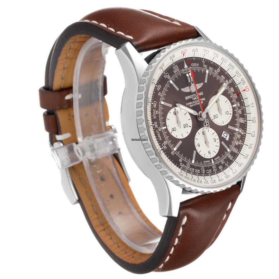 IMG_9081 Breitling Navitimer Rattrapante Mens watch Unisex Automatic Steel AB031021 BF77 441X Replica 4