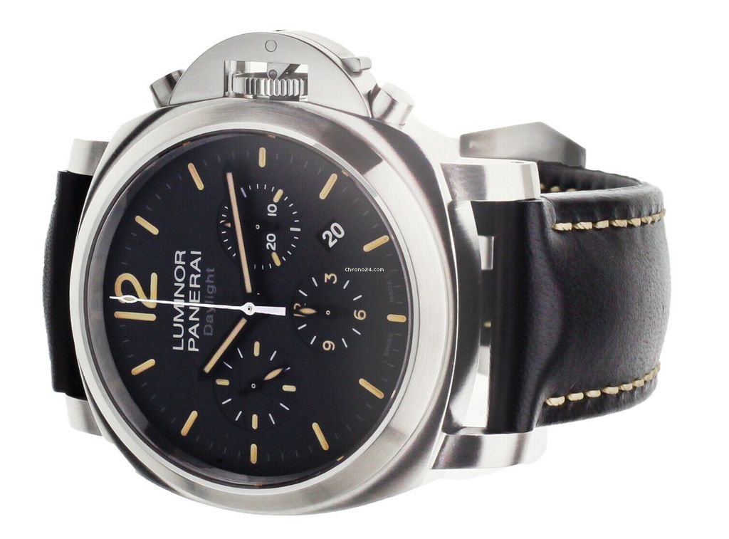 IMG_9081 Panerai Luminor Chrono Mens watch Unisex Automatic Steel PAM356 Replica 4