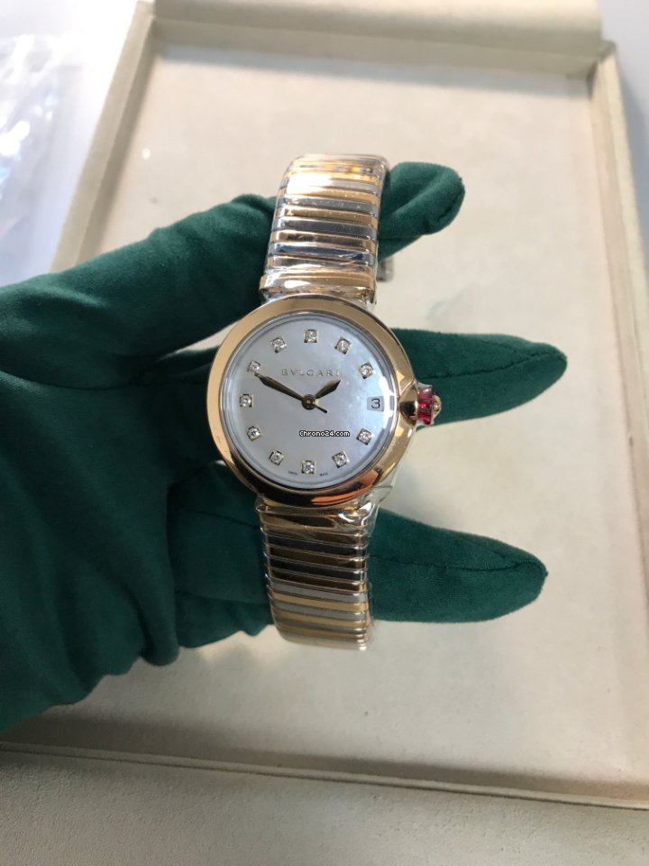 Bulgari Lucea Womens watch Automatic Gold Steel 102954 LU33WSPGSPGD 11.T Replica 4