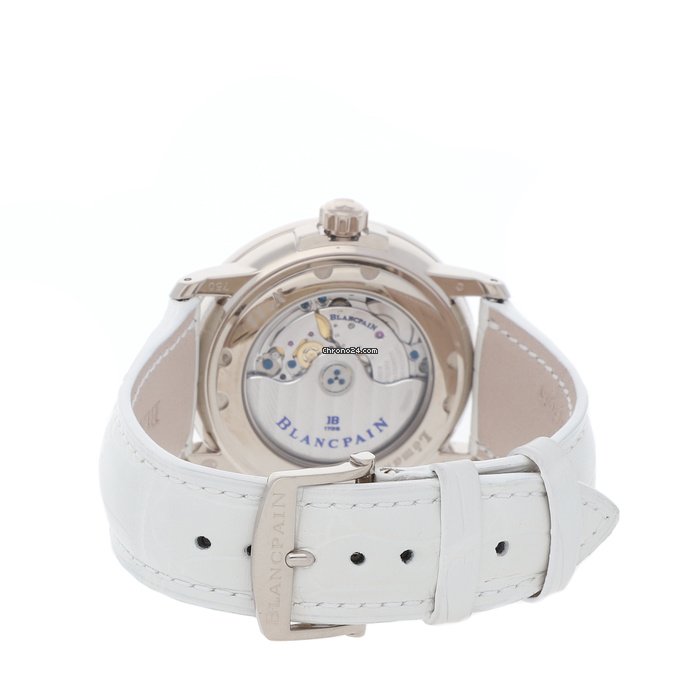 IMG_9081 Blancpain Leman Womens watch Automatic White gold 2850-3554-55B Replica 4
