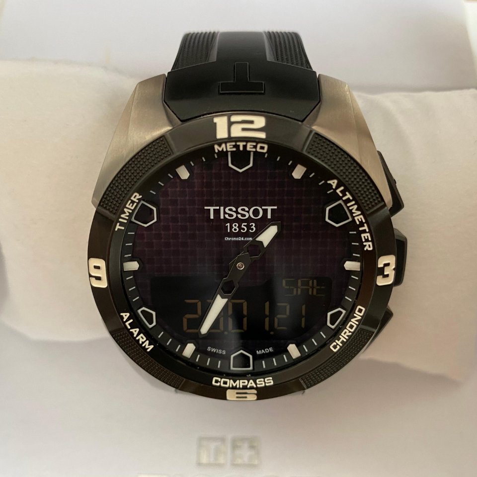 IMG_9081 Tissot T-Touch Expert Solar Mens watch Unisex Quartz Titanium T091.420.47.051.00 Replica 4