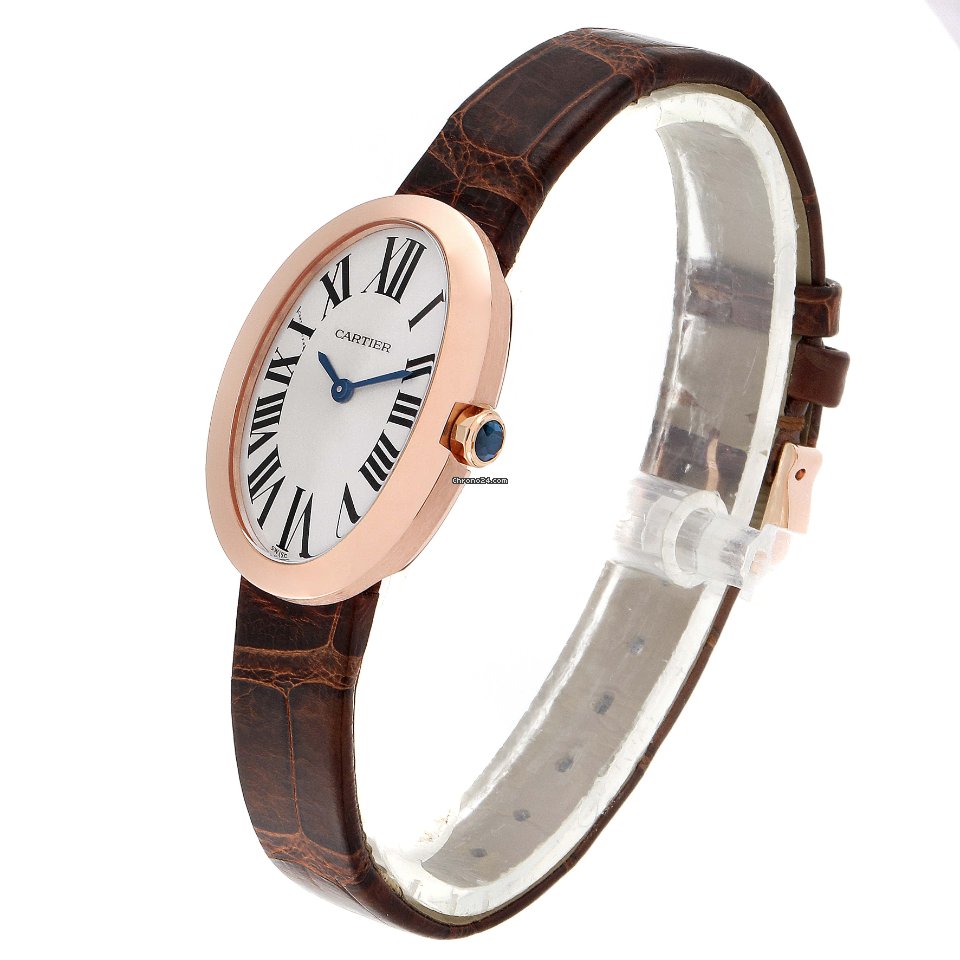 Cartier Baignoire Womens watch Quartz Rose gold W8000007 Replica 4