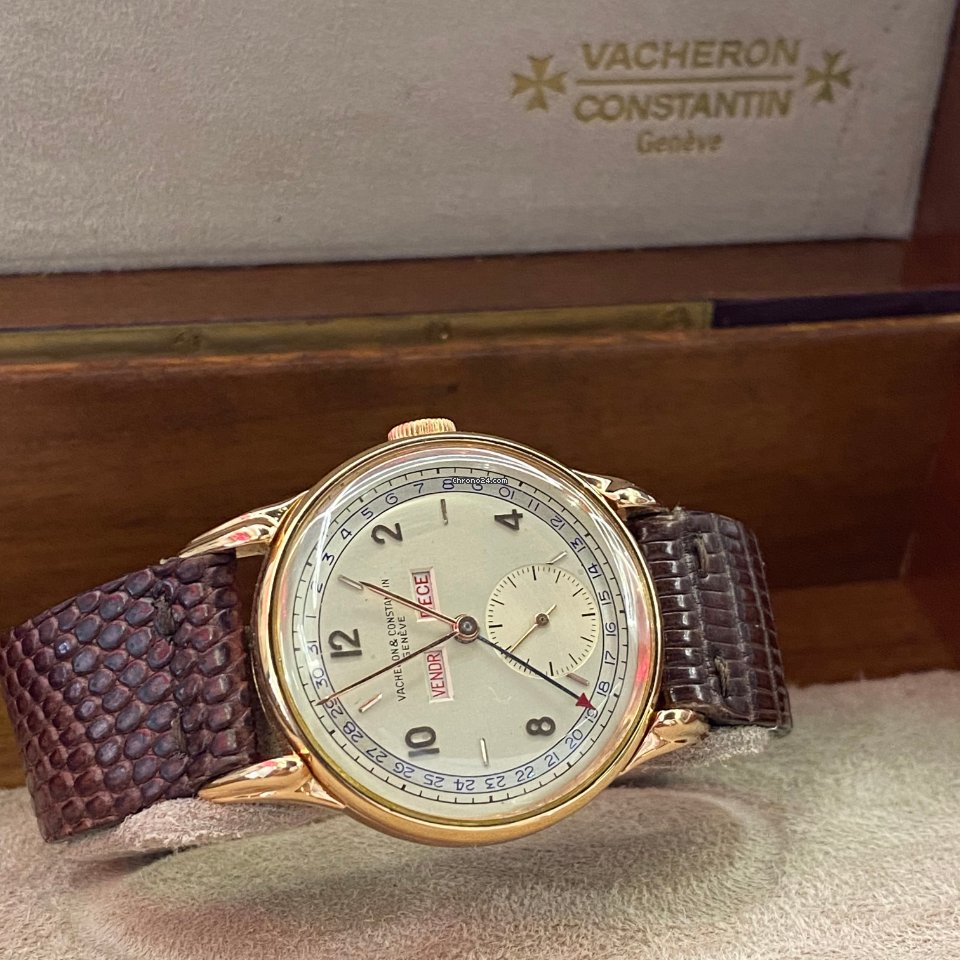 Vacheron Constantin Mens watch Unisex Manual winding Rose gold 4240 Replica 4