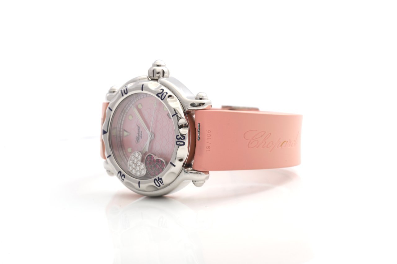 IMG_9081 Chopard Happy Diamonds Womens watch Quartz Steel 28 8950 Replica 4