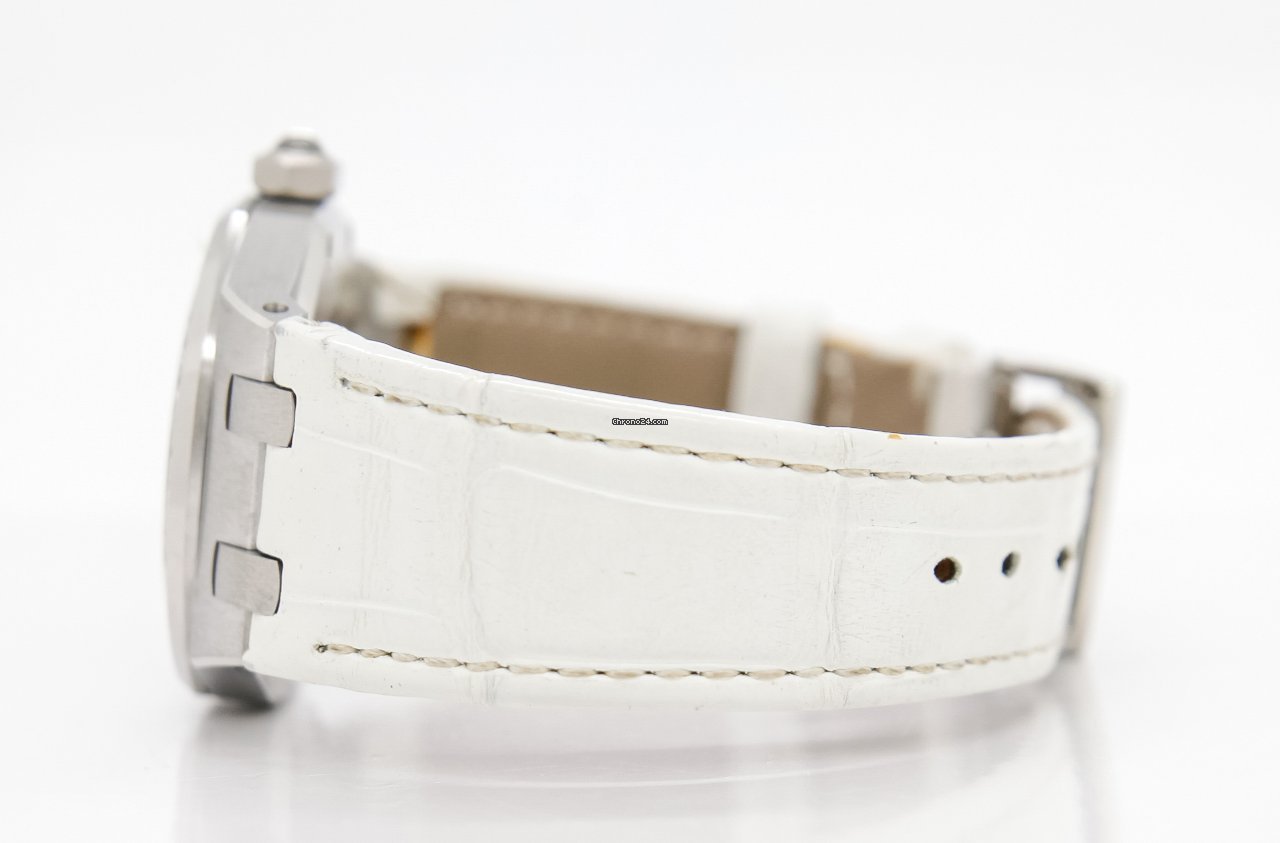IMG_9081 Audemars Piguet Royal Oak Lady Womens watch Quartz Steel 67621ST.ZZ.D012CR.02 Replica 4