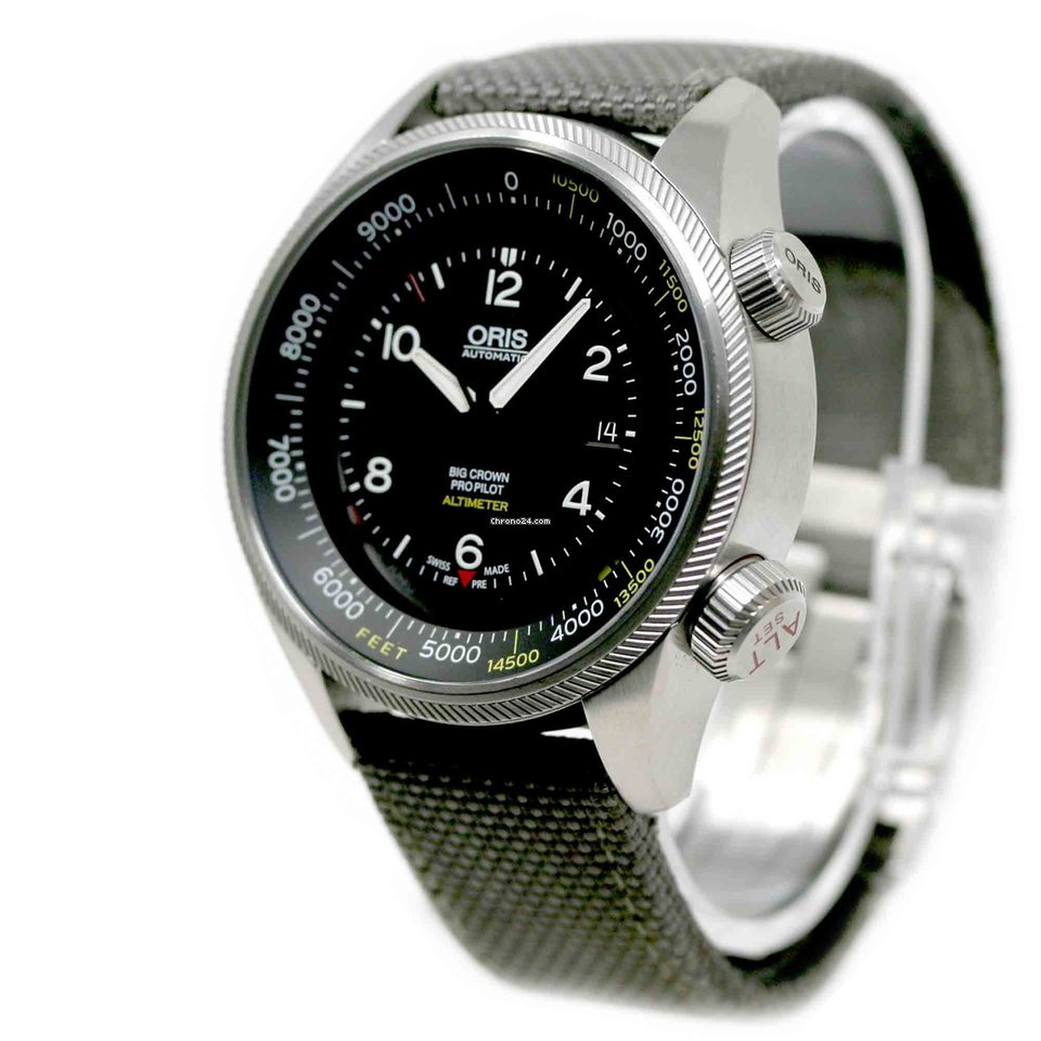 Oris Big Crown ProPilot Altimeter Mens watch Unisex Automatic Steel 01 733 7705 4134-Set 5 23 17FC Replica 4