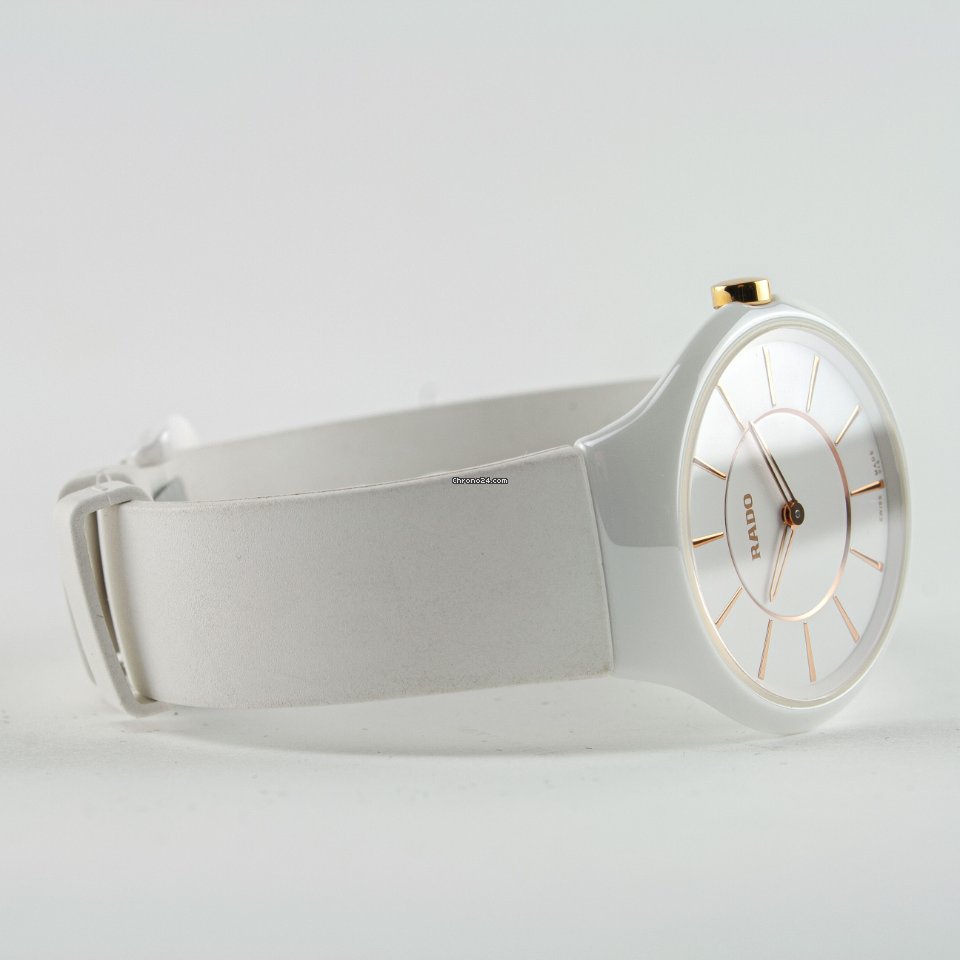 IMG_9081 Rado True Thinline Womens watch Quartz Ceramic R27958109 Replica 4