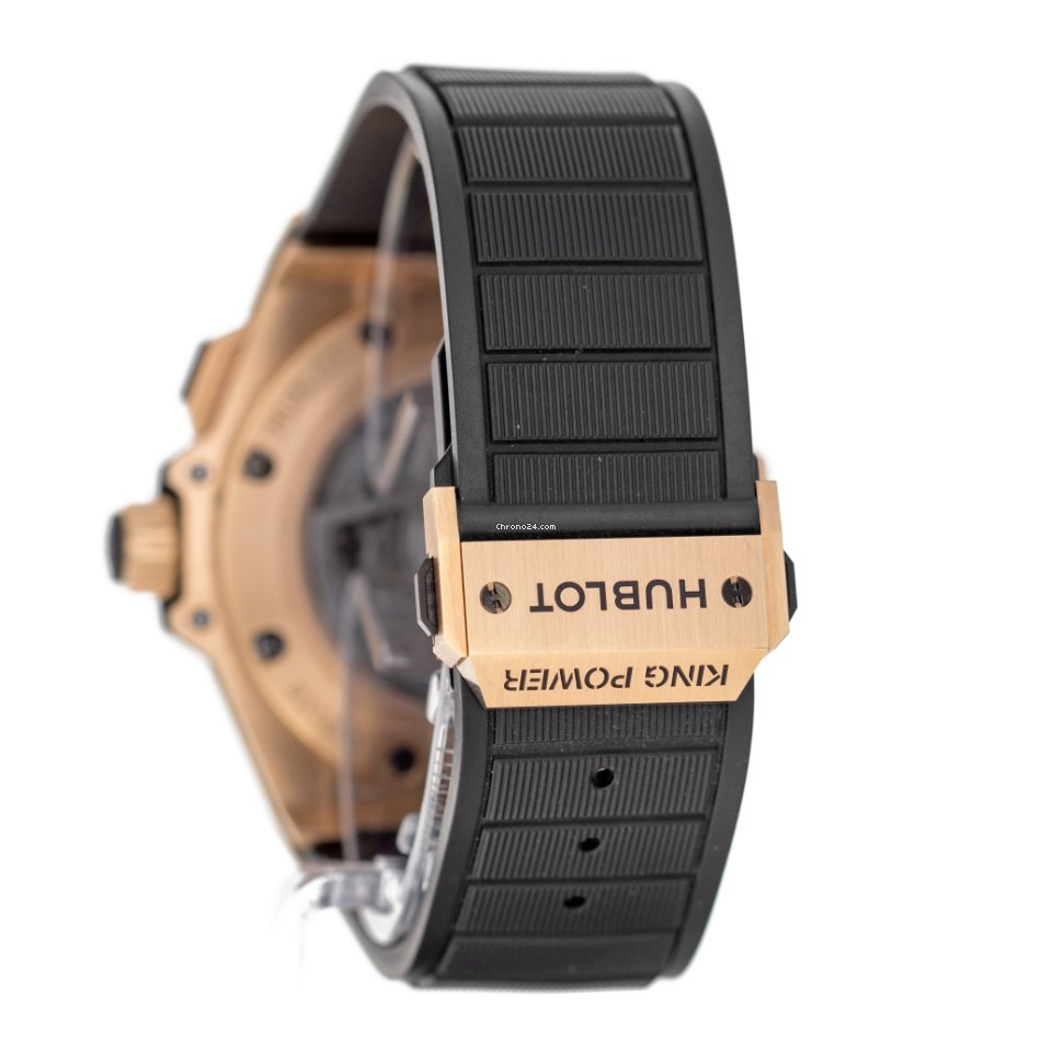 IMG_9081 Hublot King Power Mens watch Unisex Automatic Rose gold 771.OM.1170.RX Replica 4
