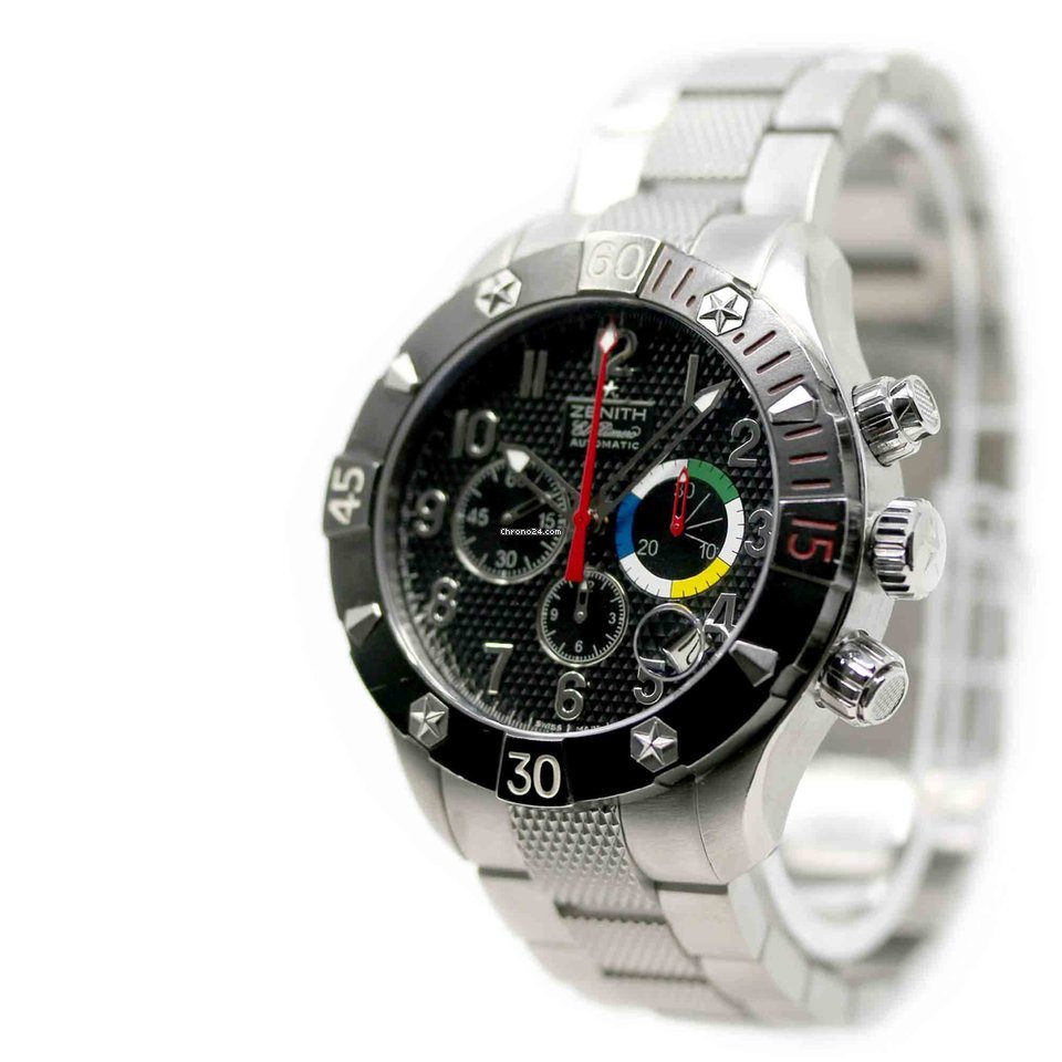 IMG_9081 Zenith Defy El Primero Mens watch Unisex Automatic Steel 03.0516.4000 Replica 4