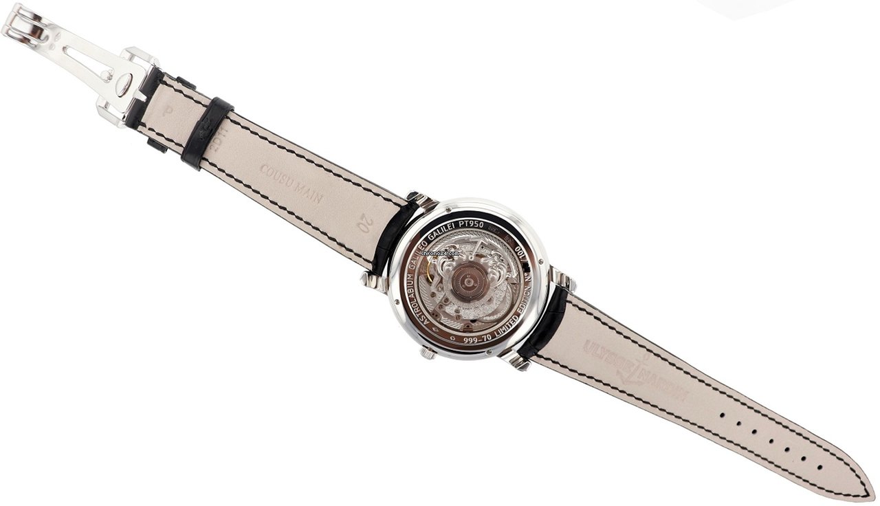 IMG_9081 Ulysse Nardin Mens watch Unisex Automatic Platinum 999-70 Replica 4