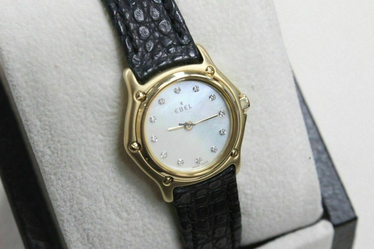 IMG_9081 Ebel Classic Womens watch Quartz Yellow gold 8157111 Replica 4