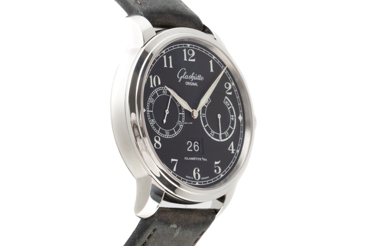 Glashutte Original Mens watch Unisex Automatic Steel 1-00-14-07-02-30 Replica 4
