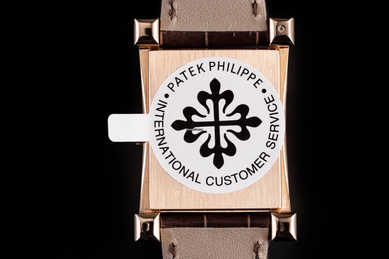 IMG_9081 Patek Philippe Pagoda Mens watch Unisex Manual winding Rose gold 5500R Replica 4