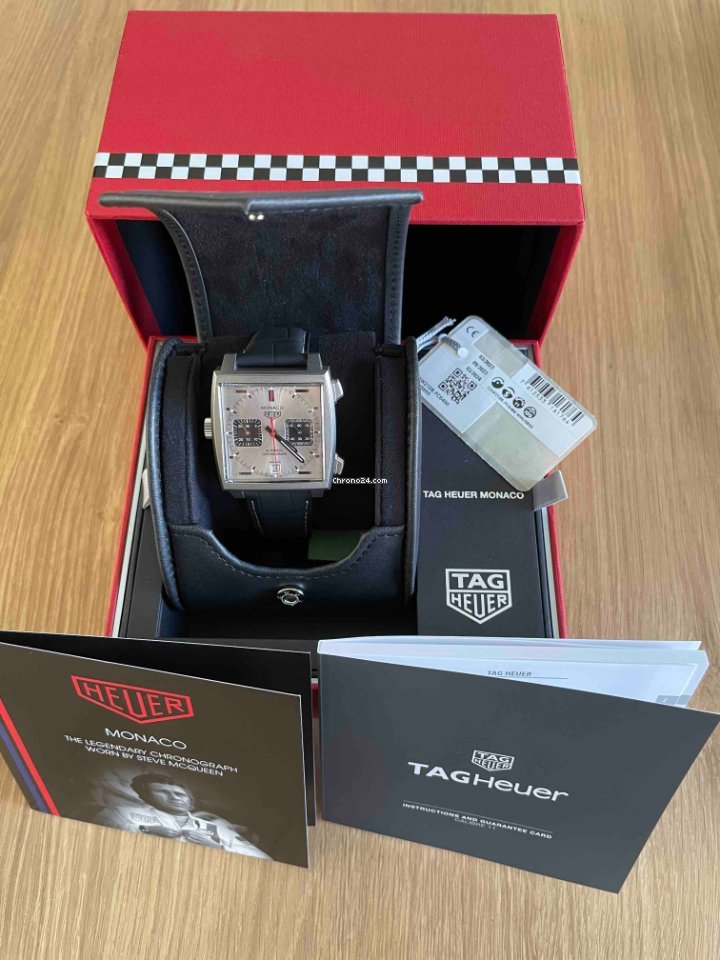 TAG Heuer Monaco Mens watch Unisex Automatic Titanium CAW218B.FC6496 Replica 4