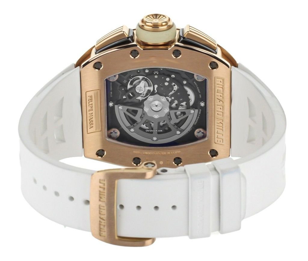 IMG_9081 Richard Mille RM 011 Mens watch Unisex Automatic Rose gold RM11-FM Replica 4