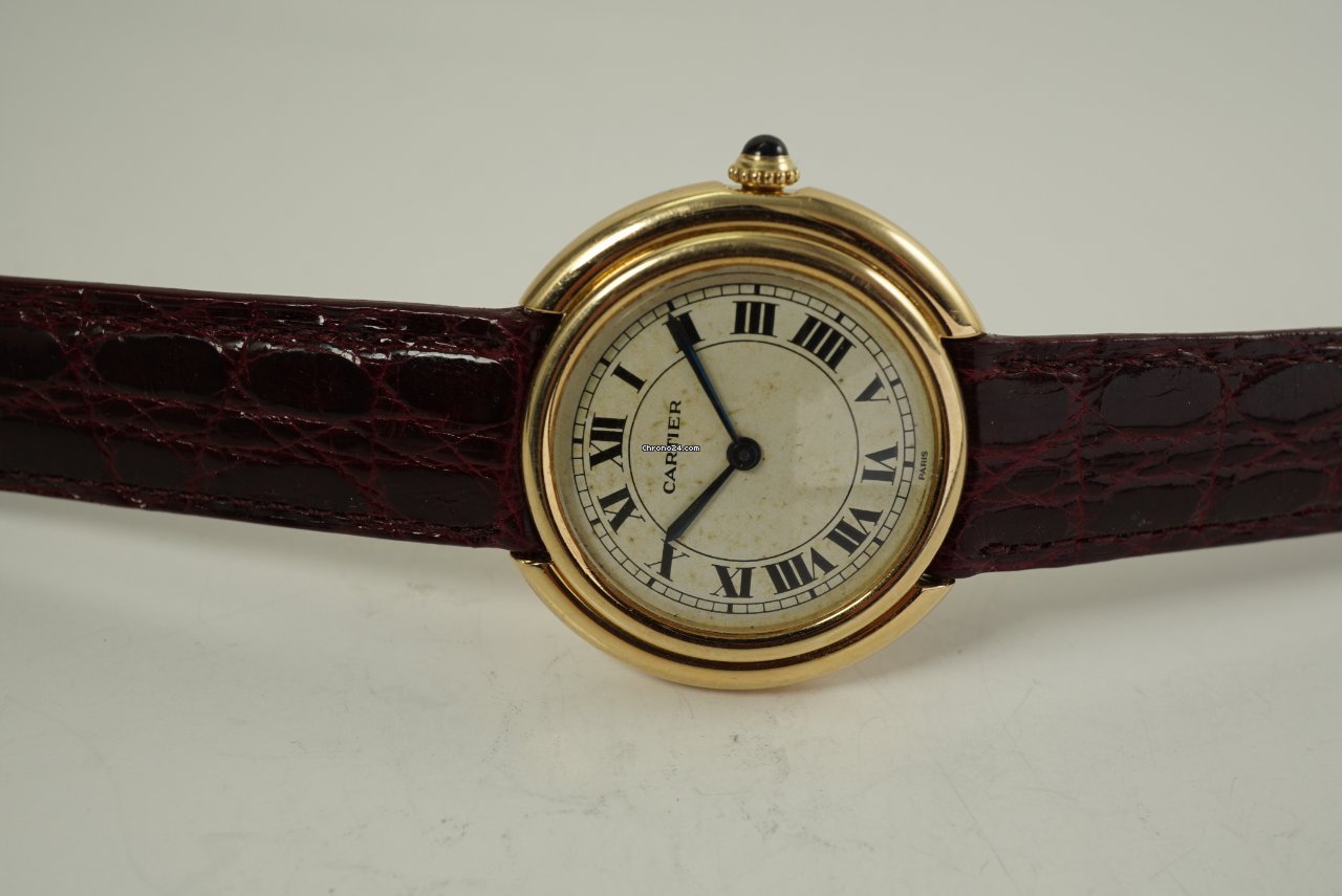 IMG_9081 Cartier Mens watch Unisex Automatic Yellow gold 881095 Replica 4