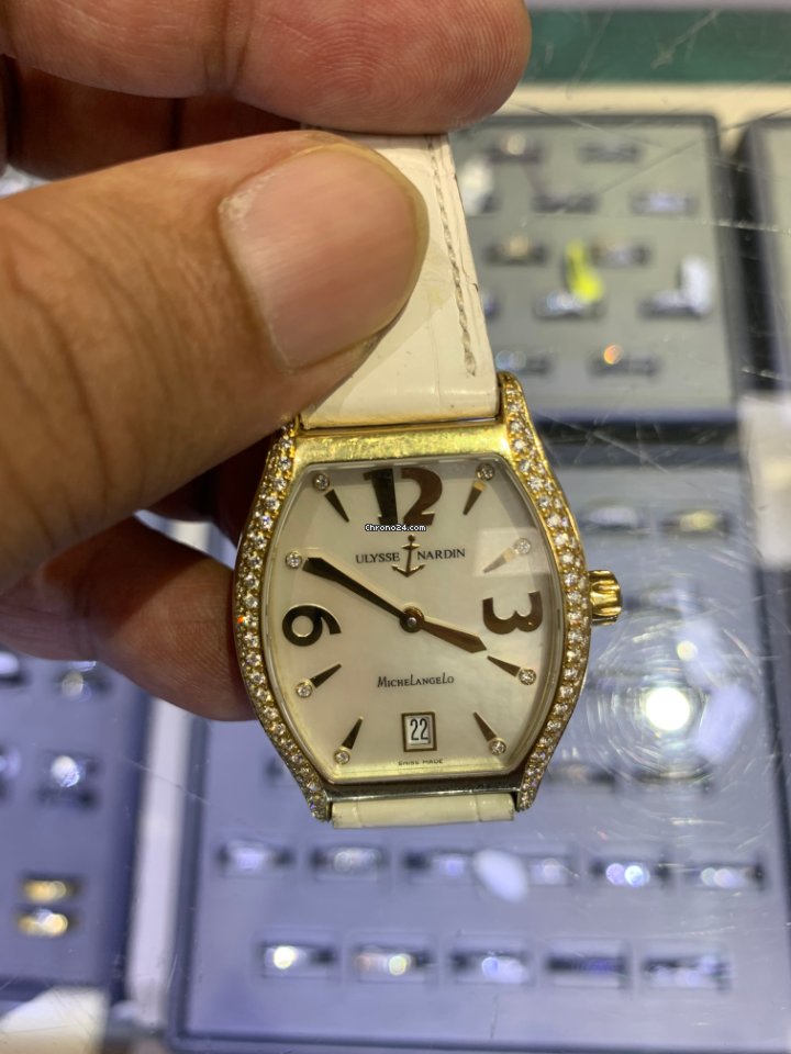 Ulysse Nardin Michelangelo Automatic Yellow gold 111-48 Replica 4