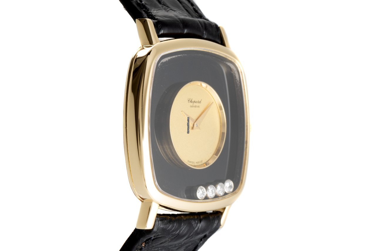 Chopard Happy Diamonds Mens watch Unisex Manual winding Yellow gold 2106 Replica 4
