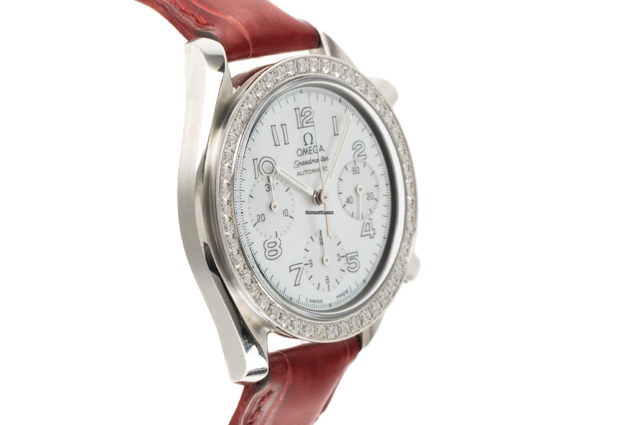 IMG_9081 Omega Speedmaster Ladies Chronograph Womens watch Automatic Steel 275.0032 Replica 4