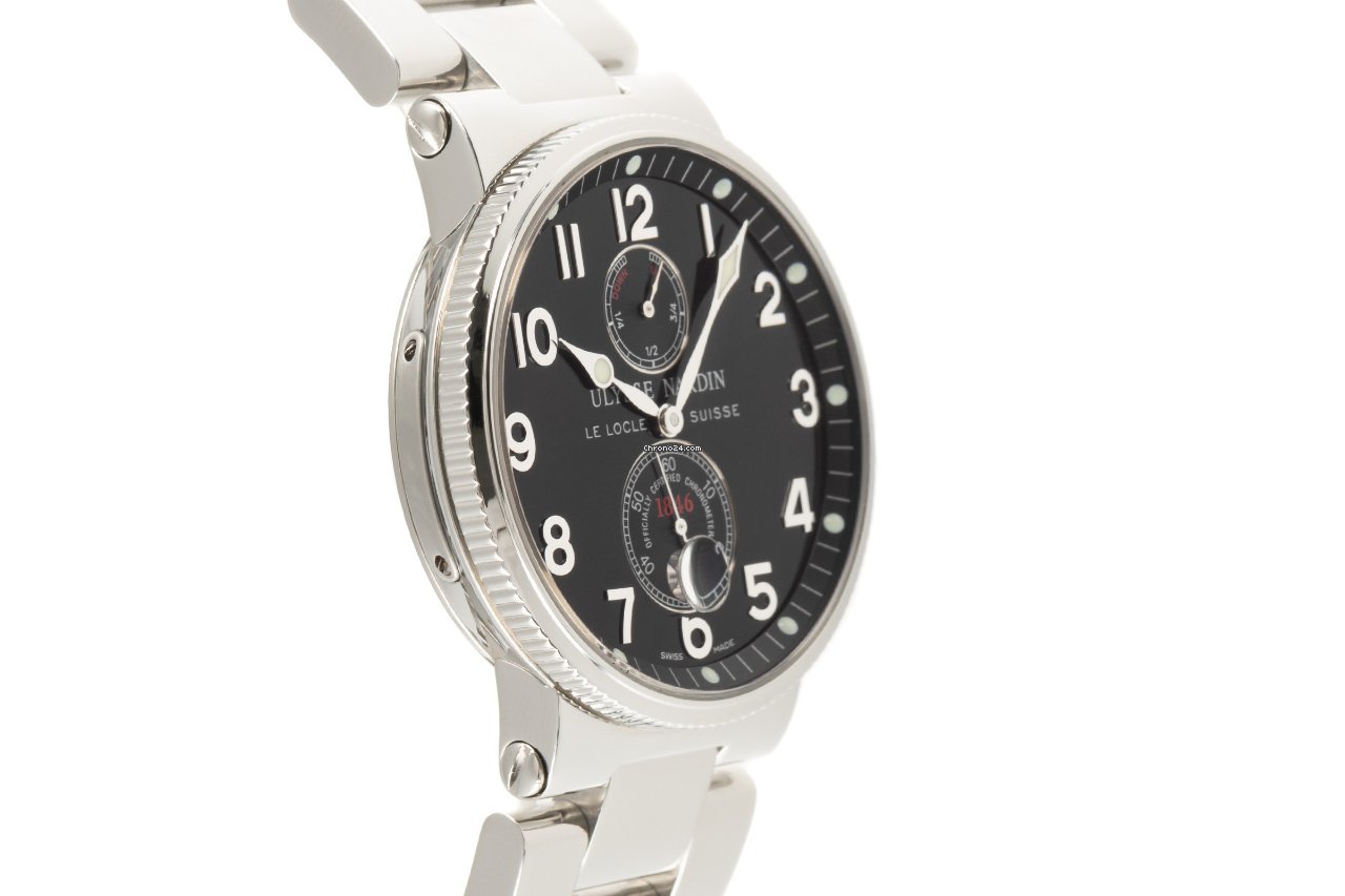 IMG_9081 Ulysse Nardin Maxi Marine Diver Mens watch Unisex Automatic Steel 263-33 Replica 4