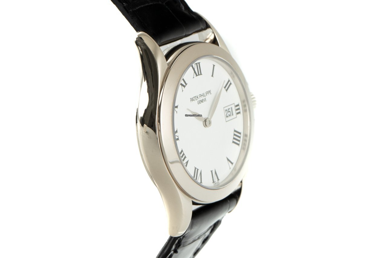 IMG_9081 Patek Philippe Calatrava Womens watch Quartz White gold 4906 Replica 4