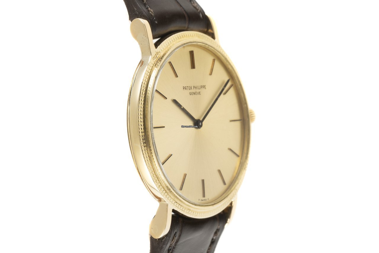 IMG_9081 Patek Philippe Calatrava Mens watch Unisex Manual winding Yellow gold 3520 Replica 4