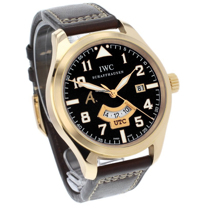 IMG_9081 IWC Pilot Mens watch Unisex Automatic Rose gold IW3261-03 Replica 4