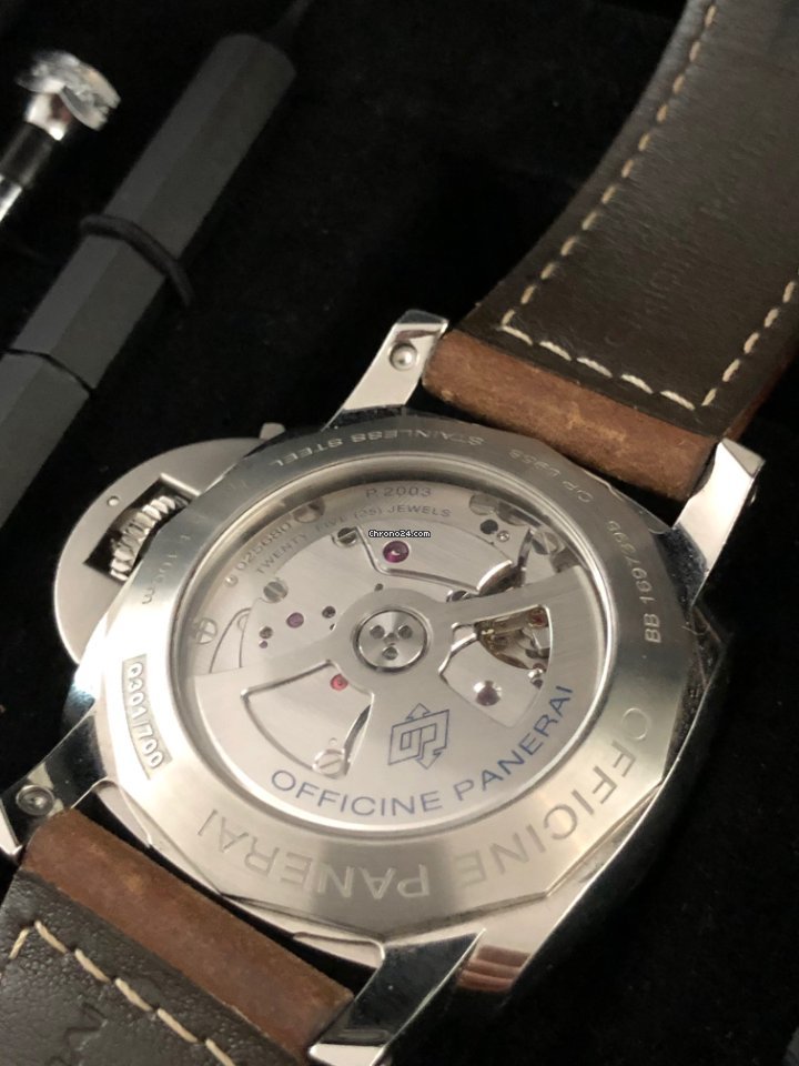 IMG_9081 Panerai Luminor 1950 10 Days GMT Mens watch Unisex Automatic Steel PAM 00533 Replica 4