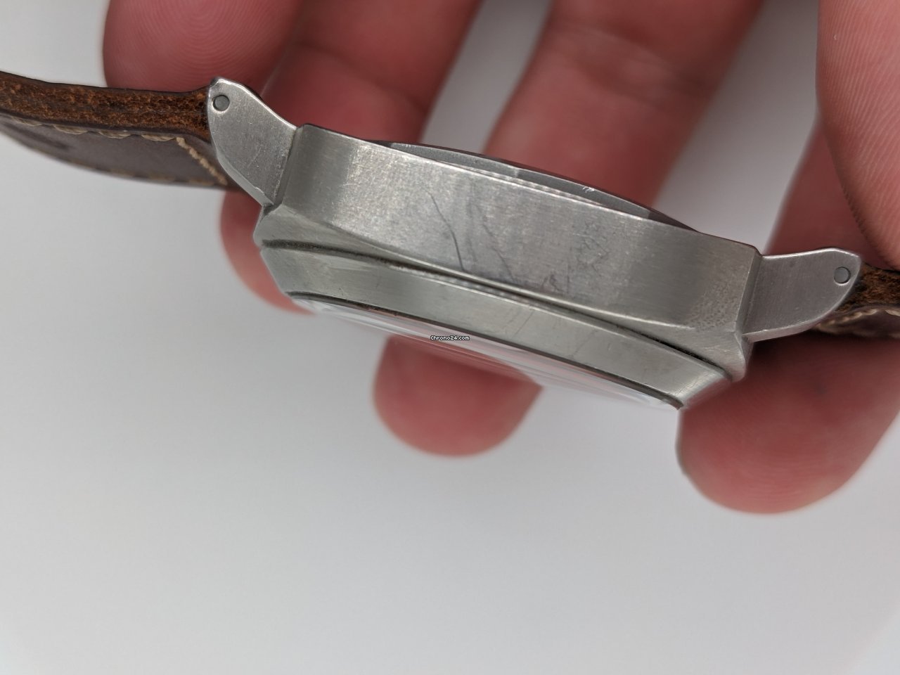 IMG_9081 Panerai Luminor Marina Mens watch Unisex Manual winding Titanium PAM 00116 Replica 4