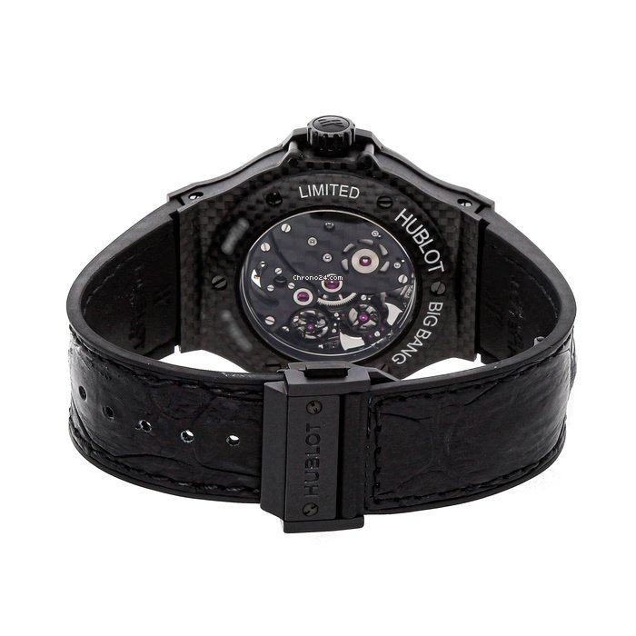 Hublot Big Bang Mens watch Unisex Manual winding Carbon 304.QX.1140.HR Replica 4