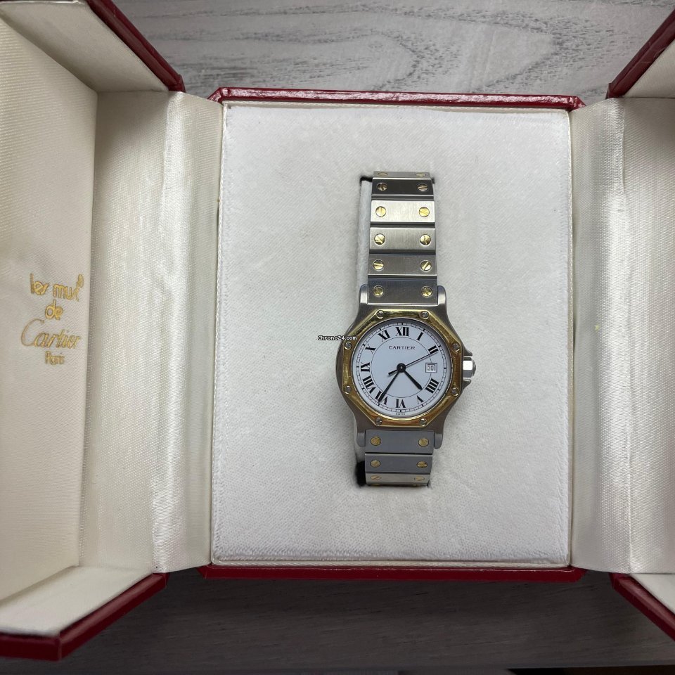 IMG_9081 Cartier Santos Mens watch Unisex Automatic 24942 Replica 4