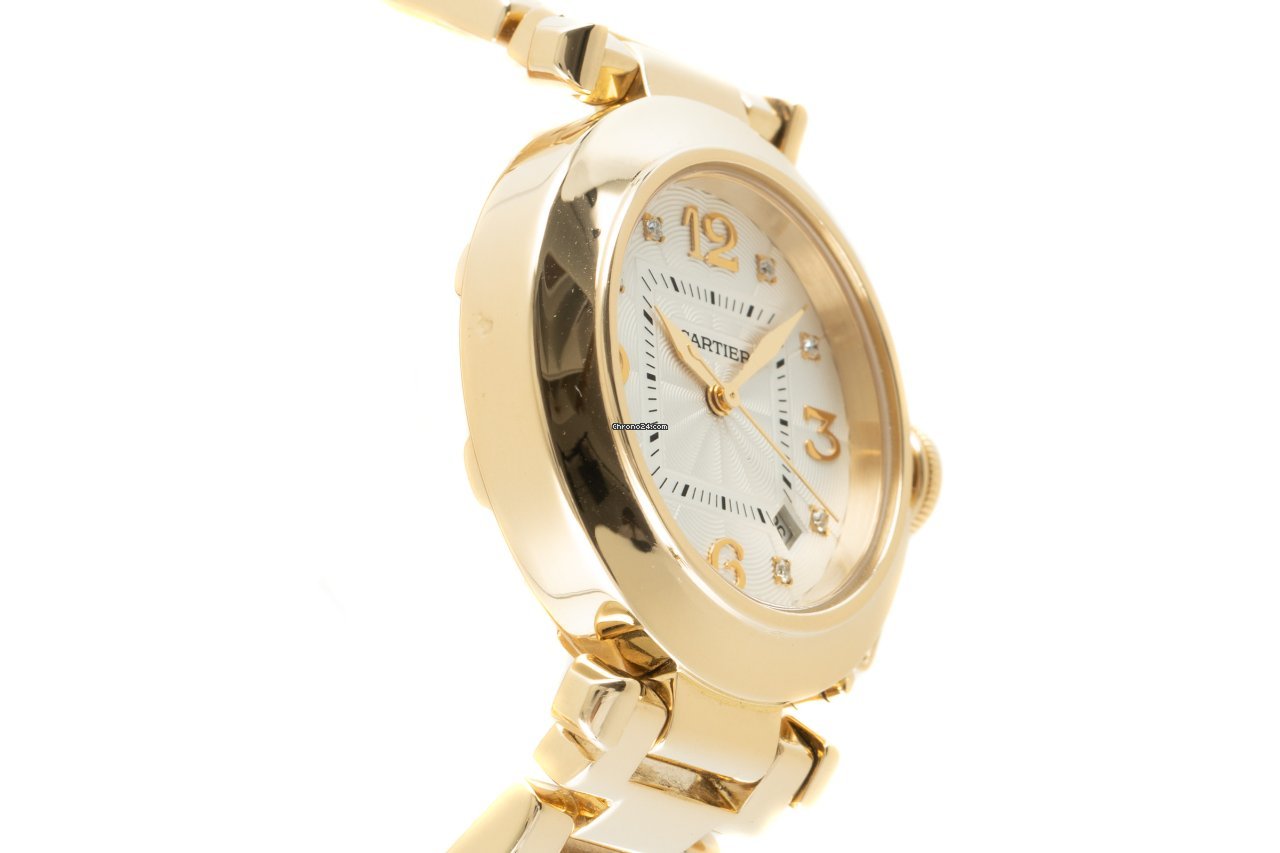IMG_9081 Cartier Pasha Womens watch Automatic Yellow gold WJ1110H9 Replica 4