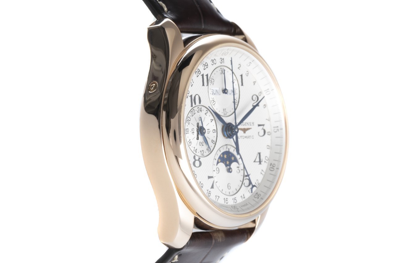 IMG_9081 Longines Master Collection Mens watch Unisex Automatic Red gold L2.673.8 Replica 4