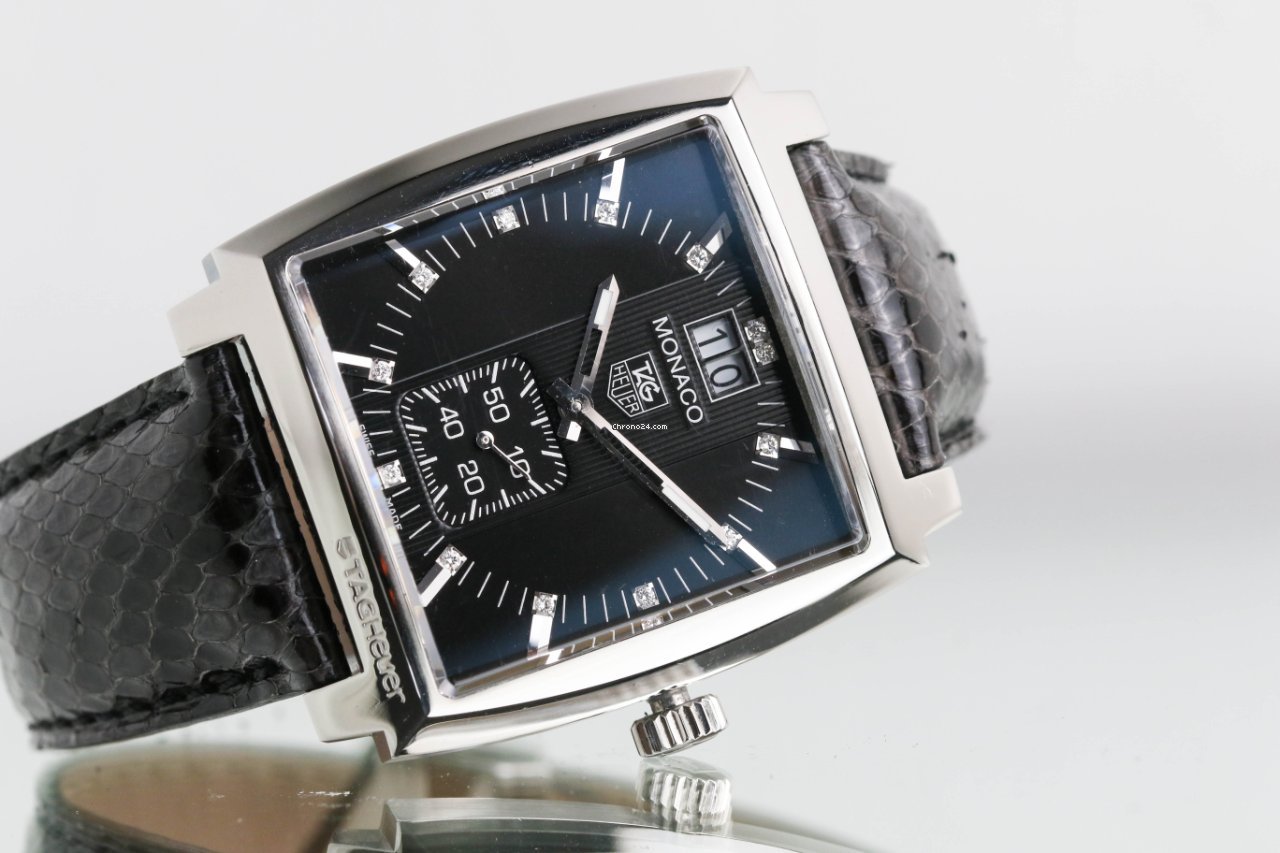 IMG_9081 TAG Heuer Monaco Lady Womens watch Quartz Steel WAW1310.FC6216 Replica 4