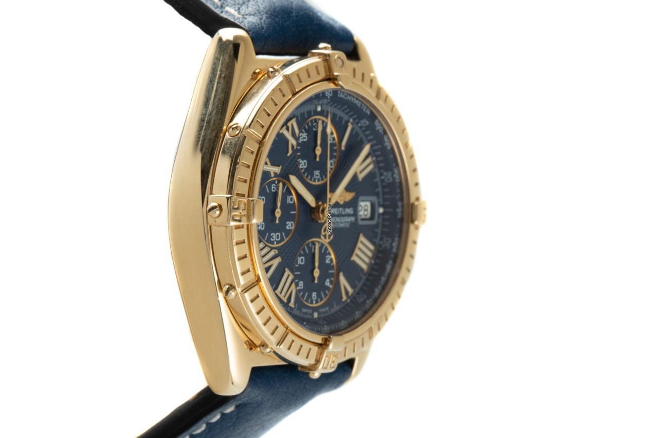 Breitling Crosswind Racing Mens watch Unisex Automatic Yellow gold K13055 Replica 4
