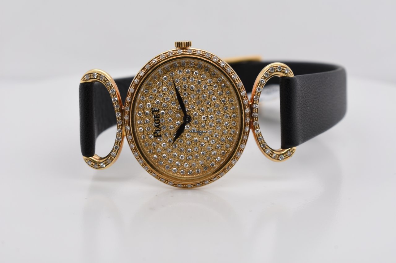 Piaget Womens watch Manual winding Yellow gold 9802 DB Replica 4