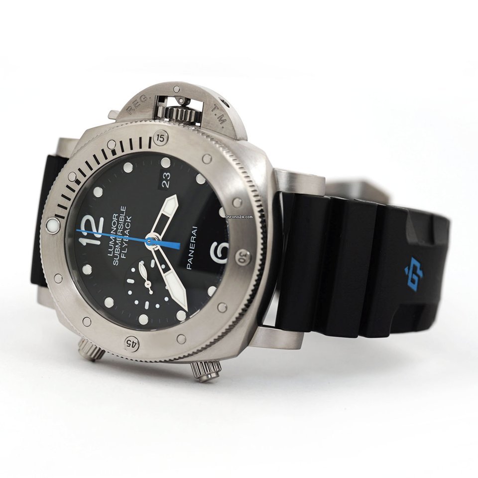 IMG_9081 Panerai Luminor Submersible 1950 3 Days Automatic Mens watch Unisex Automatic Titanium PAM 00614 Replica 4