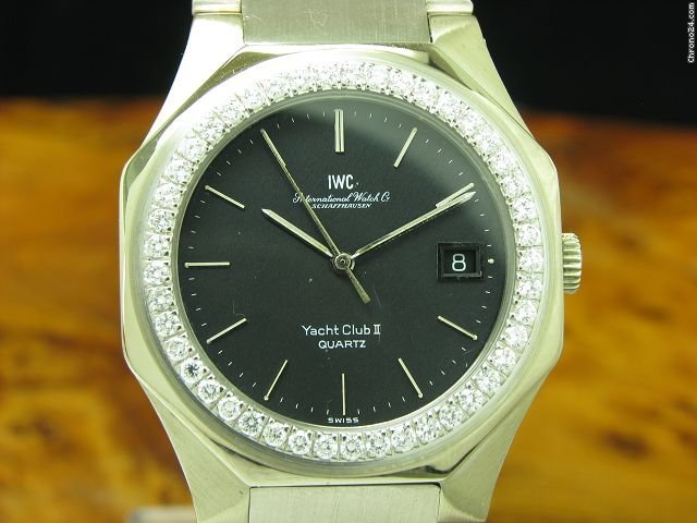IWC Yacht Club Mens watch Unisex Quartz White gold 9119 Replica 4