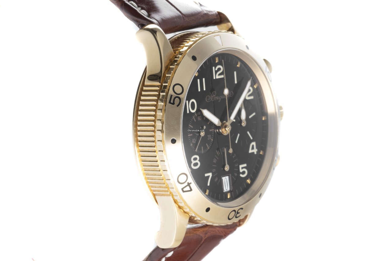 Breguet Type XX - XXI - XXII Mens watch Unisex Automatic Yellow gold 3820 Replica 4