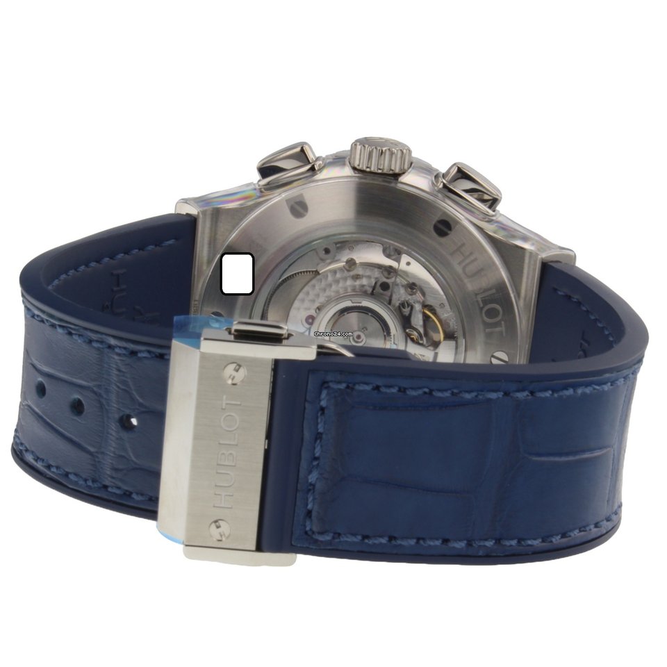 Hublot Classic Fusion Blue Mens watch Unisex Automatic Titanium 521NX7170LR Replica 4