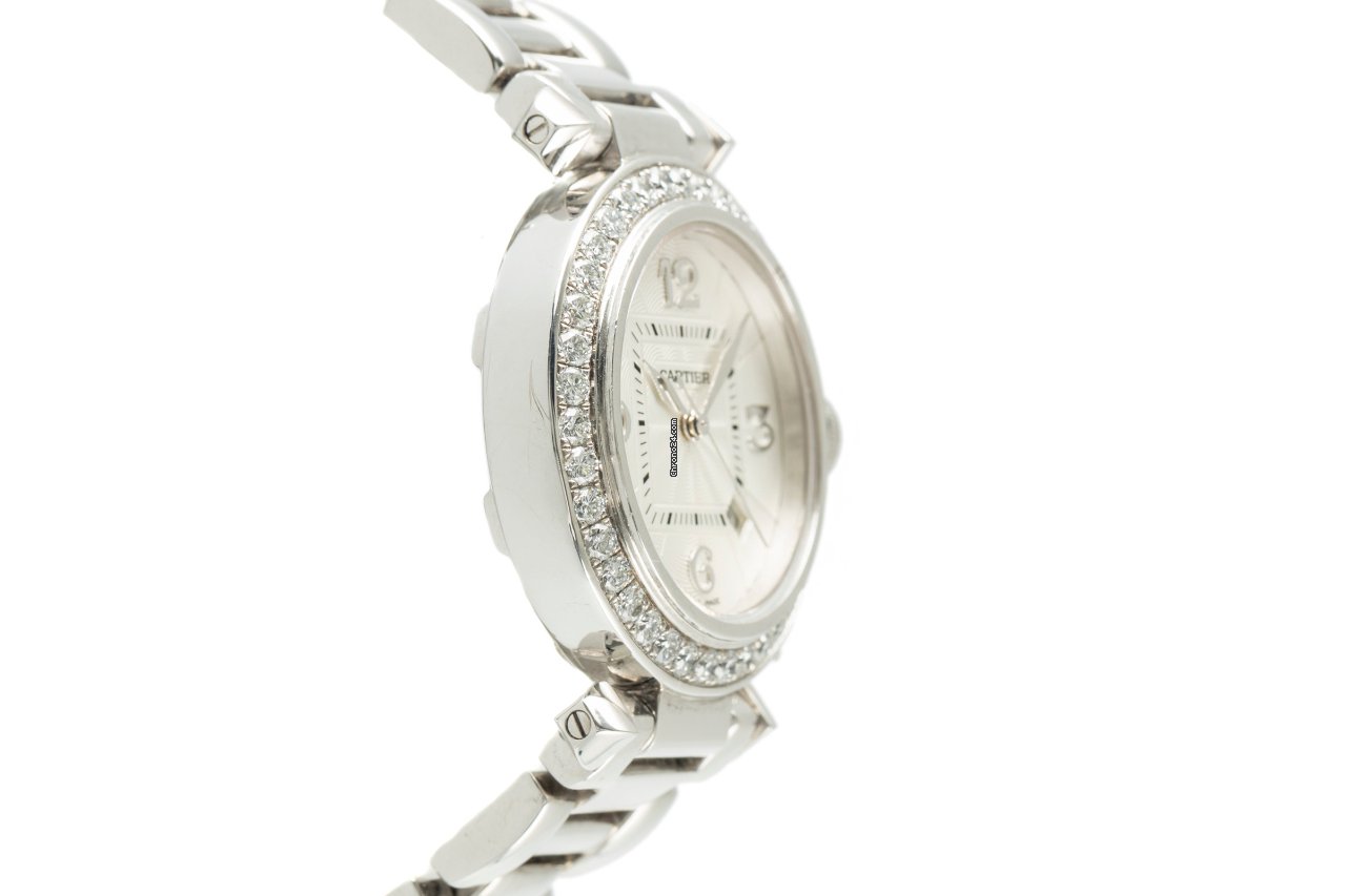 Cartier Pasha Womens watch Automatic White gold 2398 Replica 4