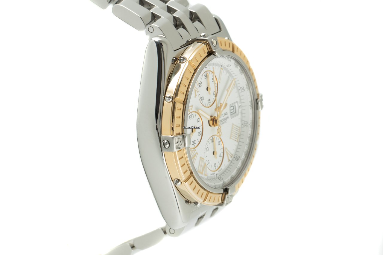 IMG_9081 Breitling Crosswind Racing Mens watch Unisex Automatic Gold Steel D13055 Replica 4
