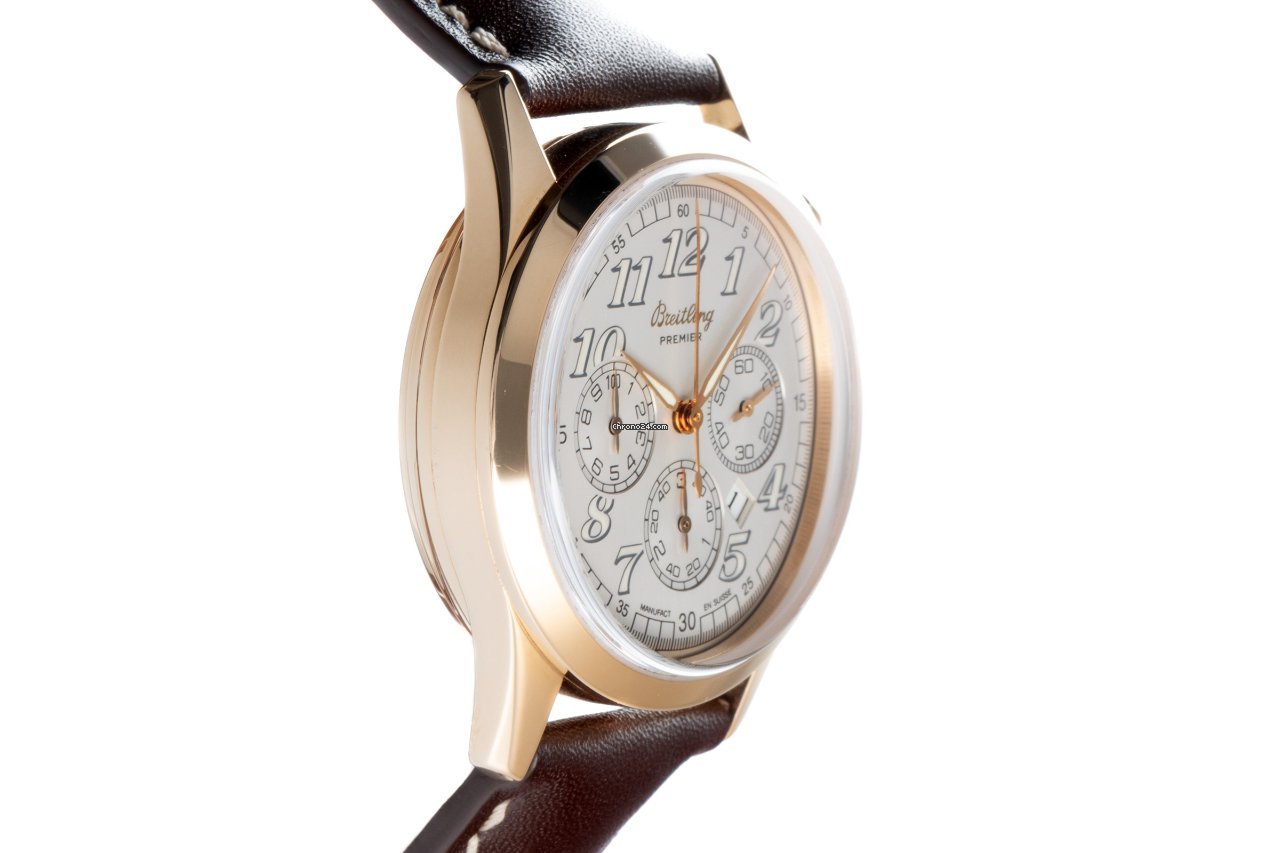 Breitling Navitimer Mens watch Unisex Automatic Yellow gold H42035 Replica 4