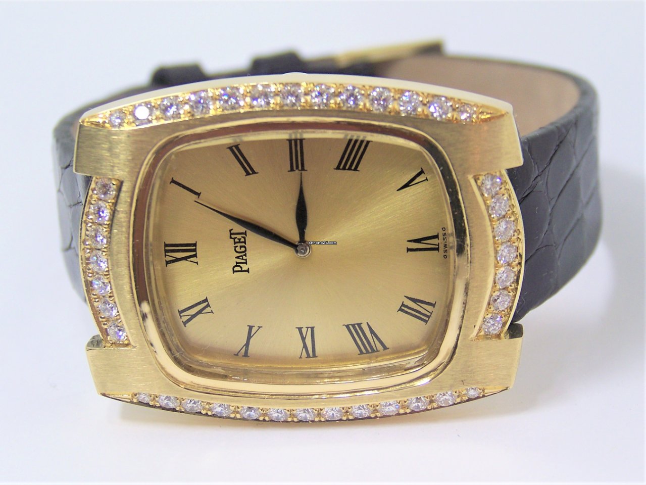 IMG_9081 Piaget Mens watch Unisex Manual winding Yellow gold 9741 Replica 4
