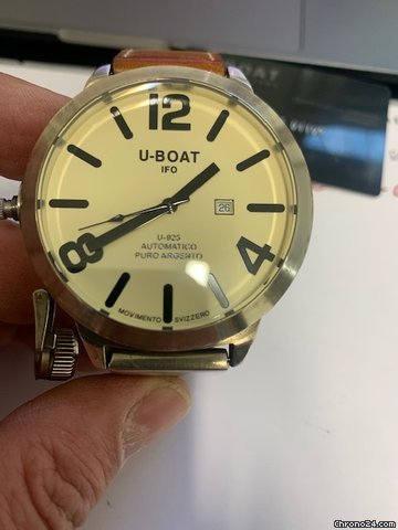 IMG_9081 U-Boat Classico Mens watch Unisex Automatic Silver 4553 AB-AS-A925 Replica 4